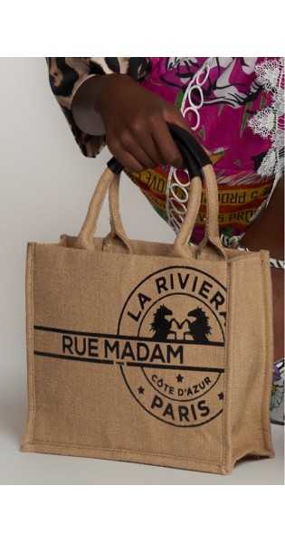 Bolso Cape Code M Jute Natural Rue Madam Paris - Outlet - Rue Madam Paris