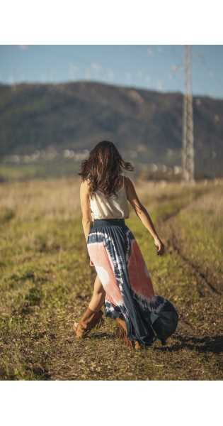 Tarifa Soul - Skirt Dakota - Navy - Faldas / Pantalones - TARIFA SOUL