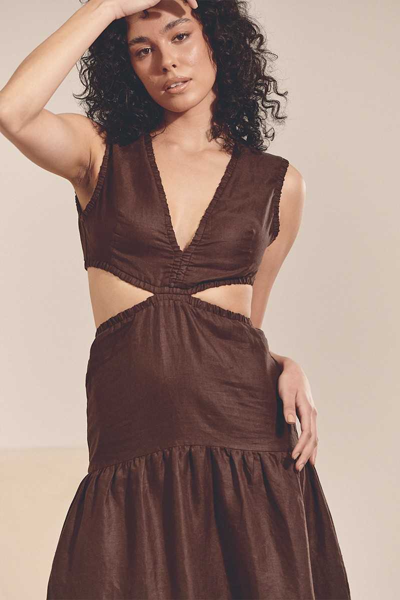 Jaase - Vestido April Chocolate - Vestidos / Monos - Jaase