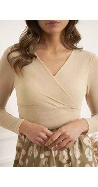- Top Brillante Nude - Blusas / Camisas / Tops - Choklate Paris