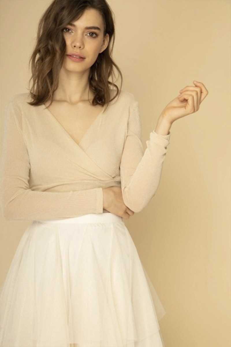 - Top Brillante Nude - Blusas / Camisas / Tops - Choklate Paris