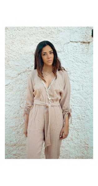 Nu uniq - Mono Maribel Beige - Vestidos / Monos - Nu Uniq