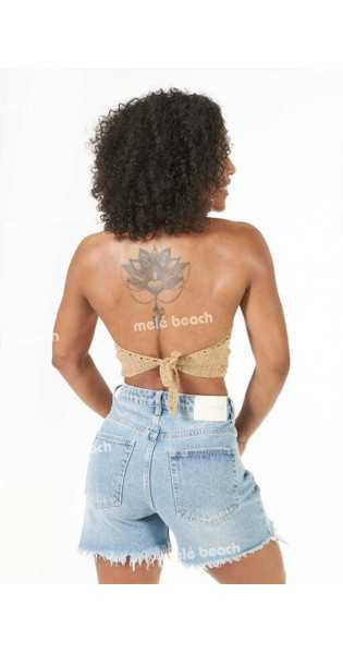 Melé Beach - Top KIPAS Camel - Blusas / Camisas / Tops - Melé beach