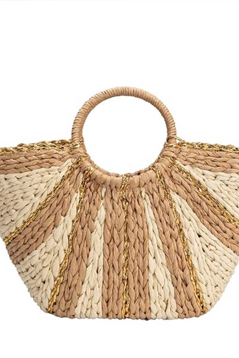 copy of MELIE BIANCO - Bolso Suzie de Paja Natural - Capazos - Melie Bianco