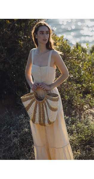 copy of MELIE BIANCO - Bolso Suzie de Paja Natural - Capazos - Melie Bianco