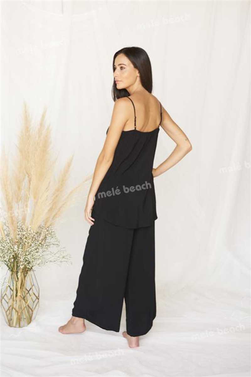 Melé Beach - Pantalón Cuarzo Black - Faldas / Pantalones - Melé beach