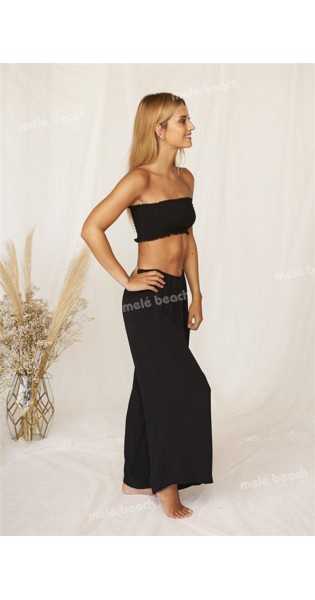 Melé Beach - Pantalón Cuarzo Black - Faldas / Pantalones - Melé beach