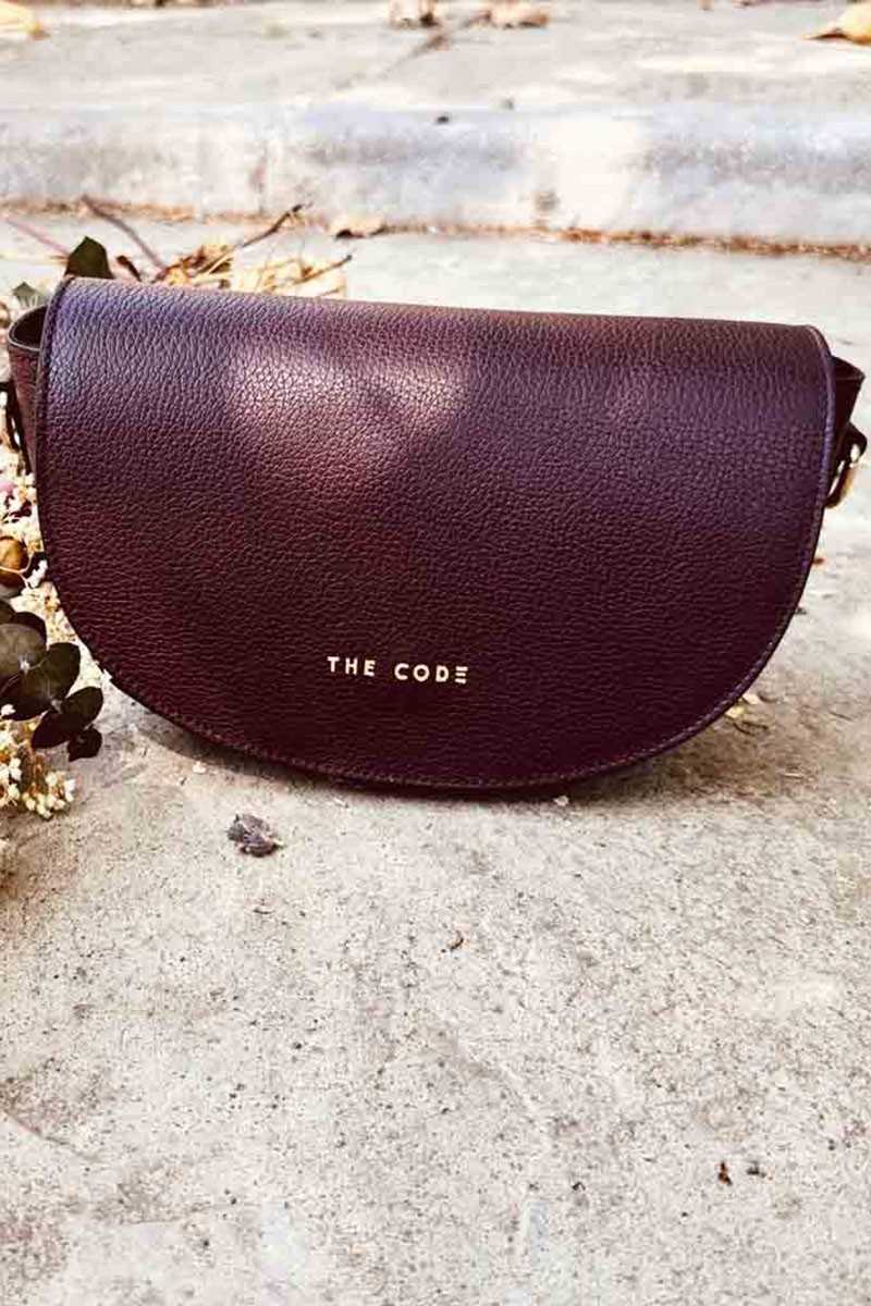 THE CODE - Bandolera ALMA burdeos liso - Bandoleras - THE CODE