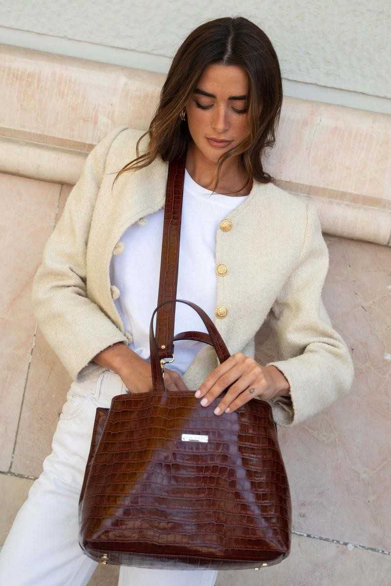 THE CODE - SHOPPER PATRICIA PRALINE - Bolsos: Estilo y Funcionalidad en Cada Detalle - THE CODE
