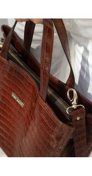 THE CODE - SHOPPER PATRICIA PRALINE - Bolsos: Estilo y Funcionalidad en Cada Detalle - THE CODE