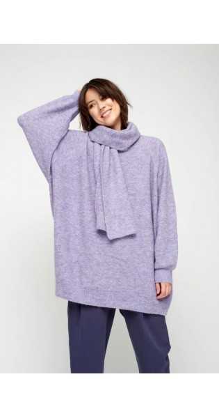 Moshi moshi mind - Bufanda Globe Rib - Violet Melange - Inicio - Moshi