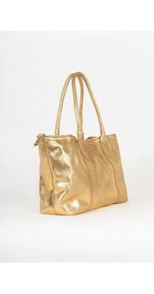 PITI CUITI - SHOPPER WINONA DORADO - Bolsos: Estilo y Funcionalidad en Cada Detalle - Piti Cuiti