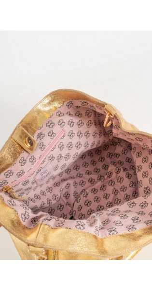 PITI CUITI - SHOPPER WINONA DORADO - Bolsos: Estilo y Funcionalidad en Cada Detalle - Piti Cuiti