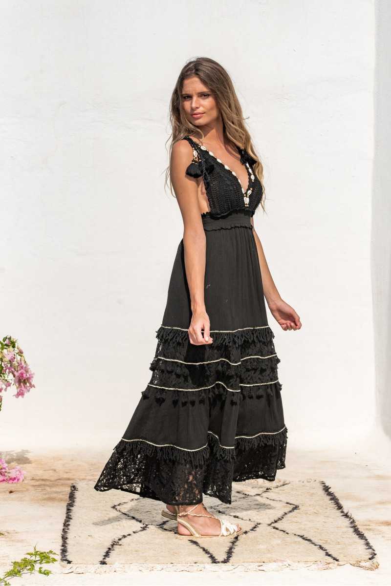 Piti Cuiti - Vestido Shells Black - Vestidos / Monos - Piti Cuiti