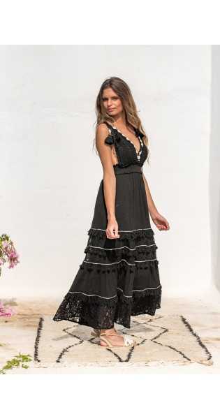 Piti Cuiti - Vestido Shells Black - Vestidos / Monos - Piti Cuiti